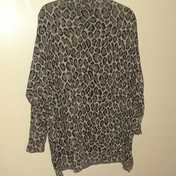 Vtg leopard print sweater dress - Picture 5 of 5